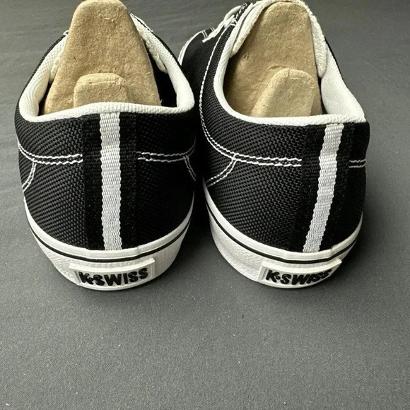 K-SWISS 92925095 CLEAN LAGUNA LOW  (M) Black/White Textile Lifestyle Shoes - Picture 14 of 16
